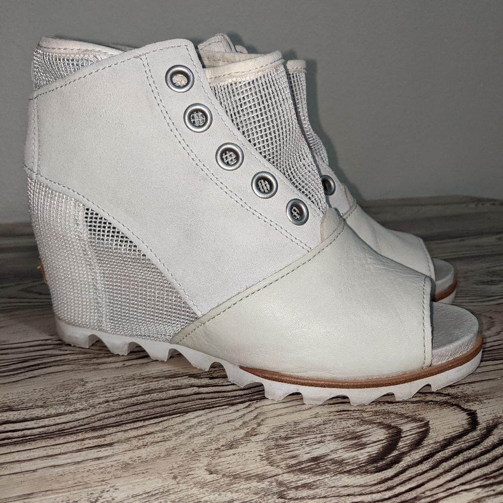 Sorel Joanie mesh wedge open toe